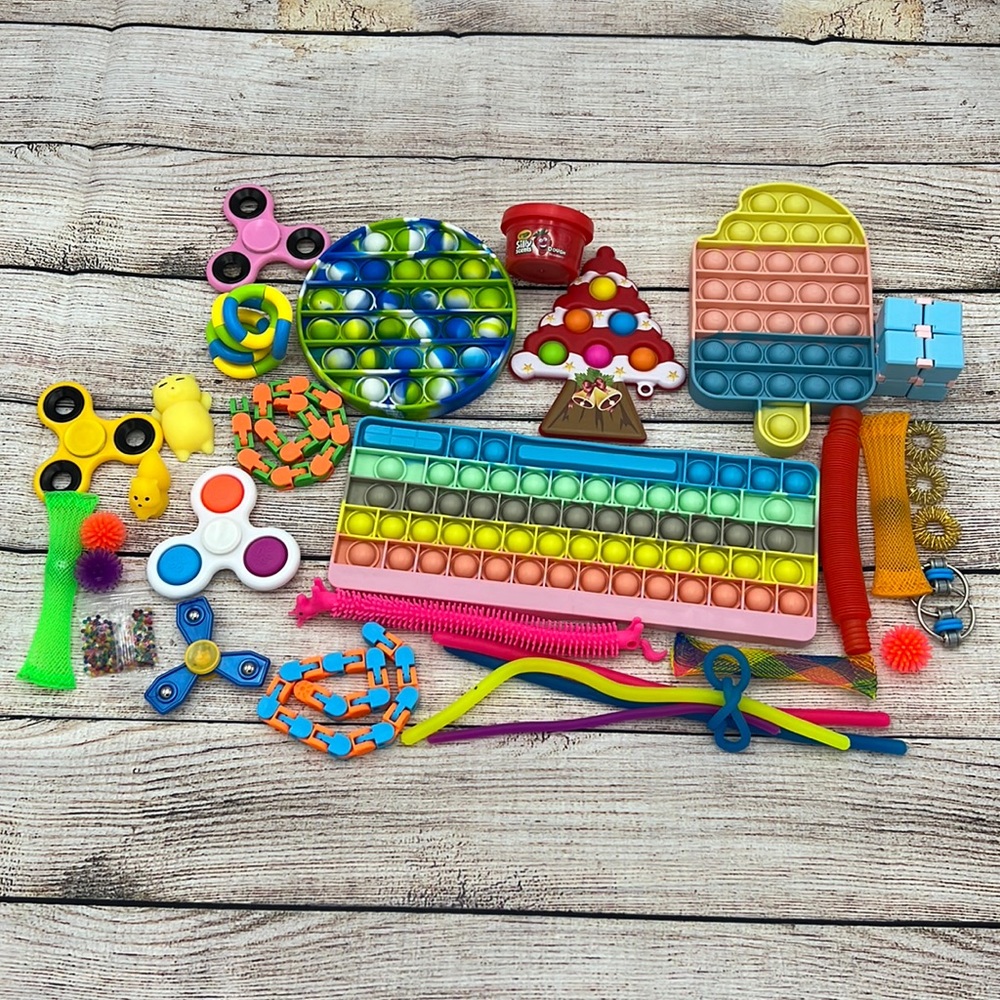Large assorted Fidget Bundle 33 pieces